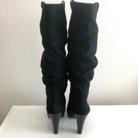 Charles David Black Suede Boots size 10 free shipping! - Picture 8 of 12